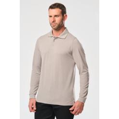 Men's long-sleeved polo shirt