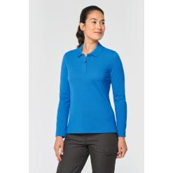 Ladies' long-sleeved polo shirt