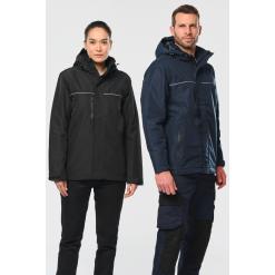 Unisex hooded performance parka