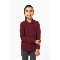 Kid's long-sleeve polo