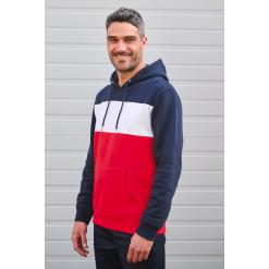 Unisex Tricolour Hooded sweat