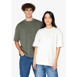 Unisex eco-friendly oversized French Terry T-särk